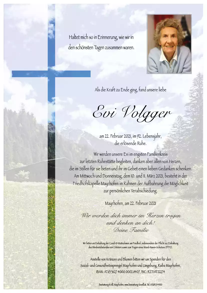 Parte von Evi Volgger